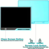 LCD Writing Tablet,16 Inch Colorful Screen Rechargeable Doodle Board Toddler Educational Toys for 3 4 5 6 Years Old Boys Girls Reusable Portable Drawing Tablet Christmas Toys Gifts for Kids (Blue)