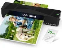 Ламинатор Crenova A4 для горячего и холодного ламинирования, с технологией быстрого нагрева и 10 листами — фото 3