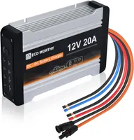 Зарядное устройство ECO-WORTHY DC-DC 12В 20А с MPPT для LiFePO4, AGM, Gel аккумуляторов в автодомах — фото 7