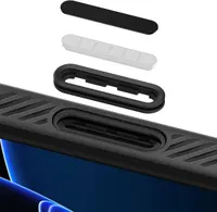 Чехол Spigen Liquid Air для iPhone 16 Pro Max, совместимый с MagSafe, с защитой кнопки камеры, матовый черный — фото 3