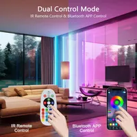 Неонова світлодіодна RGB-стрічка BAGZY 30м, 220В, IP65, гнучка, з Bluetooth та синхронізацією музики — фото 2