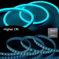 Неонова світлодіодна RGB-стрічка BAGZY 30м, 220В, IP65, гнучка, з Bluetooth та синхронізацією музики — фото 4
