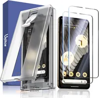Защита объектива Uyiton для iPhone 14/14 Plus, закаленное стекло 9H, металлическое кольцо — фото 9