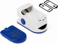 Пульсоксиметр Pulox PO-100 на палець, з LED-дисплеєм, з батарейками, чохлом і шнурком — фото 2