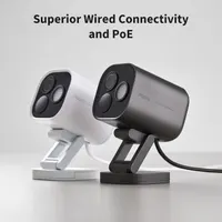 Aqara Камера-Хаб G5 Pro — вулична IP-камера 2K з Wi-Fi/PoE, підтримкою Matter та HomeKit Secure Video, AI-детекцією й кольоровим нічним баченням темна