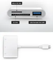 Кардрідер Oyuiasle USB-C для карт SD/MicroSD, для iPhone 15/16, iPad, Mac, ноутбуків