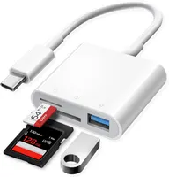 Кардрідер Oyuiasle USB-C для карт SD/MicroSD, для iPhone 15/16, iPad, Mac, ноутбуків — фото 2