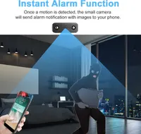 Mini Spy Camera, 1080P HD Hidden Camera, Indoor Outdoor Surveillance Camara, Home Pet Dog Baby Camara, Nanny Cam with Night Vision, iOS, Android Phone APP Contro — фото 4