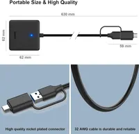 Кардридер BENFEI 4-в-1, USB 3.0/USB-C, для карт SD, MicroSD, MS, CF, для iPhone и Mac — фото 3