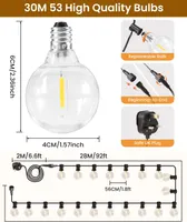 Світлодіодна гірлянда для вулиці та інтер’єру LIVMAN VCT-CLC021, 7,5 м, 25 світлодіодів