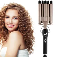 Hair Crimper Iron 5 Barrel Curling Iron Wand, 0.6 Inch Hair Waver Curler Ceramic Tourmaline Hair Styling Tool with Dual Voltage (0.6 Inch) — фото 3