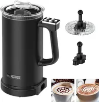 Electric Milk Frother Milk Frother and Steamer 11.8/350ml Auto Shut-Off Clear Lid for Coffee Macchiato — фото 4