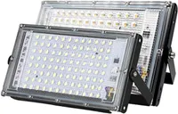 Светодиодный прожектор 100Вт 2 шт AC 220240В IP65 уличный холодный белый для освещения двора сада — фото 6