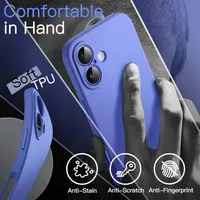 Магнитный чехол JETech Slim для iPhone 16 61 совместим MagSafe защита камер матовый черный — фото 4