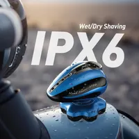 Електробритва PRO 7D для голови гладке гоління IPX6 LED дисплей знімна магнітна головка — фото 5