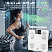 Розумні ваги Arboleaf з 8 електродами та ручними датчиками, 27 показників, Wi-Fi, Bluetooth, фітнес жироаналізатор — фото 2