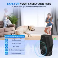 Ультразвуковой отпугиватель грызунов и насекомых Pest Repeller, для помещений (устройство для борьбы с вредителями) — фото 2