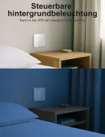 Розумний сенсорний Wi-Fi вимикач для ролет Maxcio, сумісний з Alexa та Google Home, з таймером та голосовим керуванням — фото 2