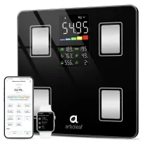 Цифрові розумні ваги-аналізатори arboleaf до 180 кг/400 lbs з Bluetooth, великим LED-дисплеєм та додатком