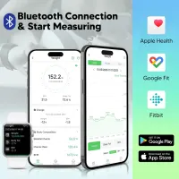 Цифрові розумні ваги-аналізатори arboleaf до 180 кг/400 lbs з Bluetooth, великим LED-дисплеєм та додатком — фото 3