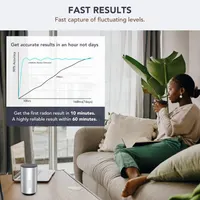 Розумний детектор радону Life Basis, Wi-Fi монітор якості повітря, датчик радіації для дому — фото 5