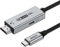 Кабель BENFEI HDMI на USB-C, 1.8м 4K@60Hz, однонаправленный адаптер для MacBook, Steam Deck — фото 2