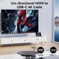 Кабель BENFEI HDMI на USB-C, 1.8м 4K@60Hz, однонаправленный адаптер для MacBook, Steam Deck — фото 7