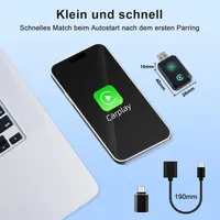Адаптер CarPlay для iPhone, конвертер проводного CarPlay в беспроводной, Plug&Play для авто