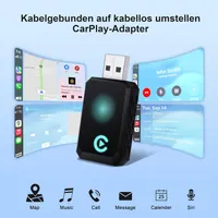Адаптер CarPlay для iPhone, конвертер проводного CarPlay в беспроводной, Plug&Play для авто — фото 3
