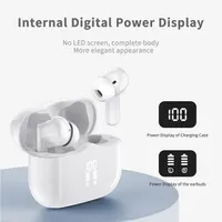 Наушники Bluetooth 5.4, ENC, HiFi-стерео, 40ч работы, IP7, с 4 микрофонами, белые — фото 4