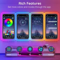 Вулична світлодіодна стрічка 60м (4x15м), RGB, IP68, з додатком — фото 5