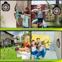 2 Pack Bow and Arrow for Kids Sports and Outdoor Play Toys Archery Set with LED Light Up 16 Arrows 1 Standing Target 2 Quiver Indoor Outdoors Toy for Age 4-12 Year Old Boy Girl Gift — фото 8