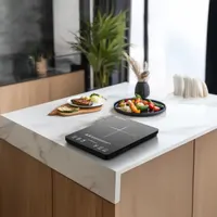 Індукційна плита AMZCHEF 1800 Вт, 20 рівнів потужності, таймер, настільна, портативна — фото 7
