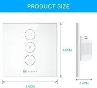 Wi-Fi выключатель Etersky для роллет, штор, совместим с Alexa и Google Home 4 шт.