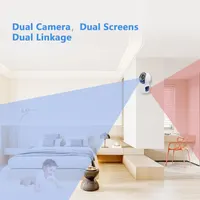 Wi-Fi IP-камера 2 Мп, подвійний об’єктив, 1080p, нічне бачення, двосторонній зв’язок — фото 2