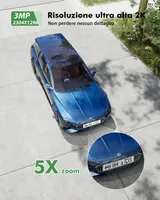 Камера YESYAMO 2K 360°, солнечная панель, PIR-датчик, сирена, IP66 — фото 8