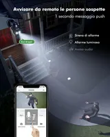 Камера YESYAMO 2K 360°, сонячна панель, PIR-датчик, сирена, IP66 — фото 4