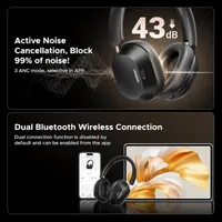 Наушники UGREEN HiTune Max5c, ANC, Bluetooth 5.4, Hi-Res LDAC, 75 ч работы — фото 9
