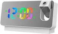 Проекційний годинник 180°, LED-дисплей, USB, термометр, будильник