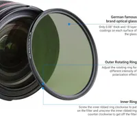 Поляризационный светофильтр JJC 49мм CPL, HD, 18 слоев, для объективов Canon, Sony — фото 2