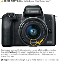 Поляризационный светофильтр JJC 49мм CPL, HD, 18 слоев, для объективов Canon, Sony — фото 5