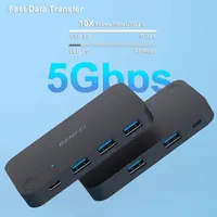 USB 3.0 KVM-переключатель: 2 ПК на 4 USB-устройства, с пультом, для мыши и клавиатуры — фото 4