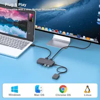 USB 3.0 KVM-перемикач: 2 ПК на 4 USB-пристрої, з пультом, для миші та клавіатури — фото 5