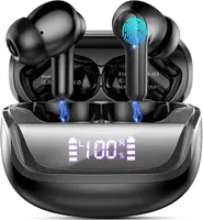 Наушники TWS, Bluetooth 5.4, 4 микрофона ENC, Hi-Fi стерео, 45ч, LED-дисплей, IP7 — фото 6