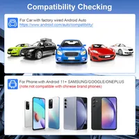 Бездротовий адаптер Android Auto, 5ГГц Wi-Fi, Plug & Play, для штатних систем