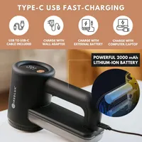 Машинка для удаления катышков WiredLux, 3 скорости, 6 лезвий, USB-C, для одежды — фото 4