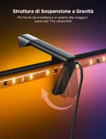LED-підсвітка Govee 3 Lite з камерою, RGBICW, Wi-Fi, для 55–65", синхронізація — фото 3