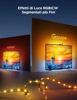 LED-подсветка Govee 3 Lite с камерой, RGBICW, Wi-Fi, для 55–65", синхронизация — фото 4
