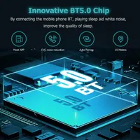 Ультратонкая колонка-подушка XSLEEP BT5.0, костная проводимость, стерео, для сна — фото 7