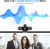 Веб-камера EMEET C960 1080p, Full HD, 2 мікрофони, 90°, USB, Plug & Play, для дзвінків та стрімінгу — фото 3